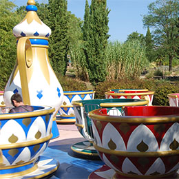 Les tasses au parc d'attraction Le PAL