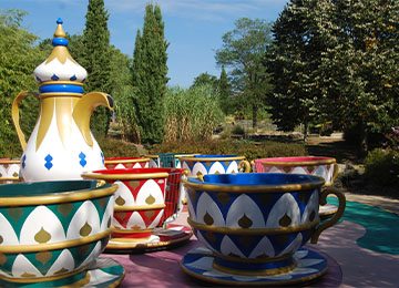 Les tasses au parc d'attraction Le PAL