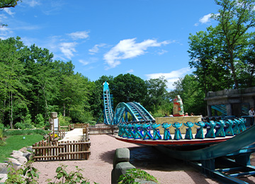 Le disque du Soleil au parc d'attraction Le PAL