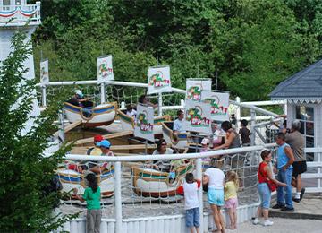 Les caravelles au parc d'attraction Le PAL